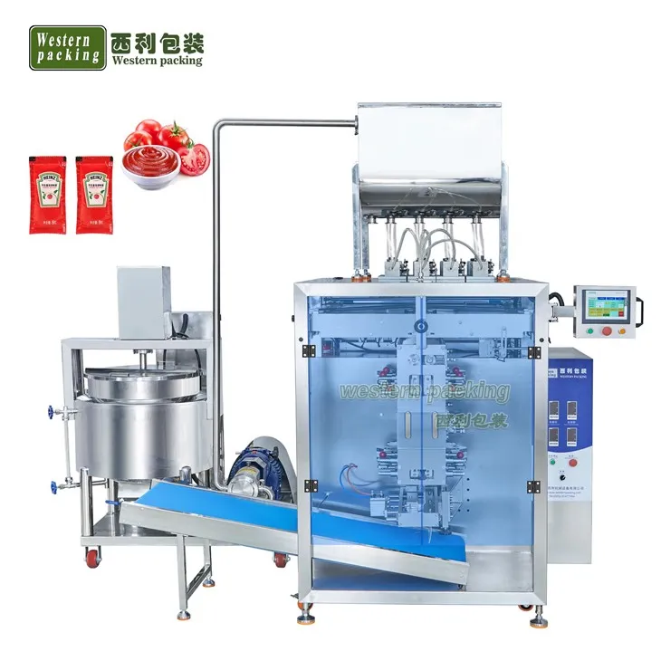 Màquina d'embalatge de salsa de salsa de chili