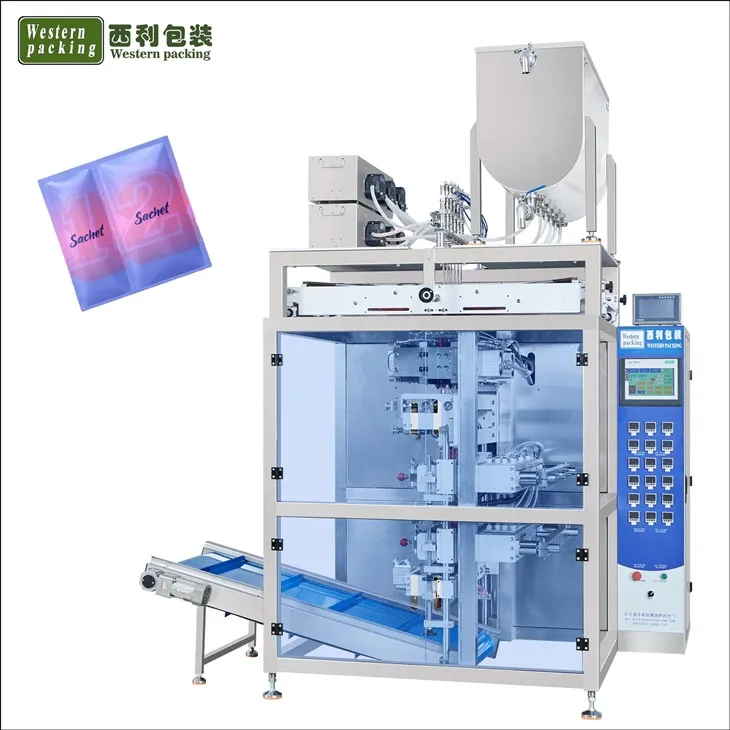Màquina d'ompliment i segellat de líquids de sobre